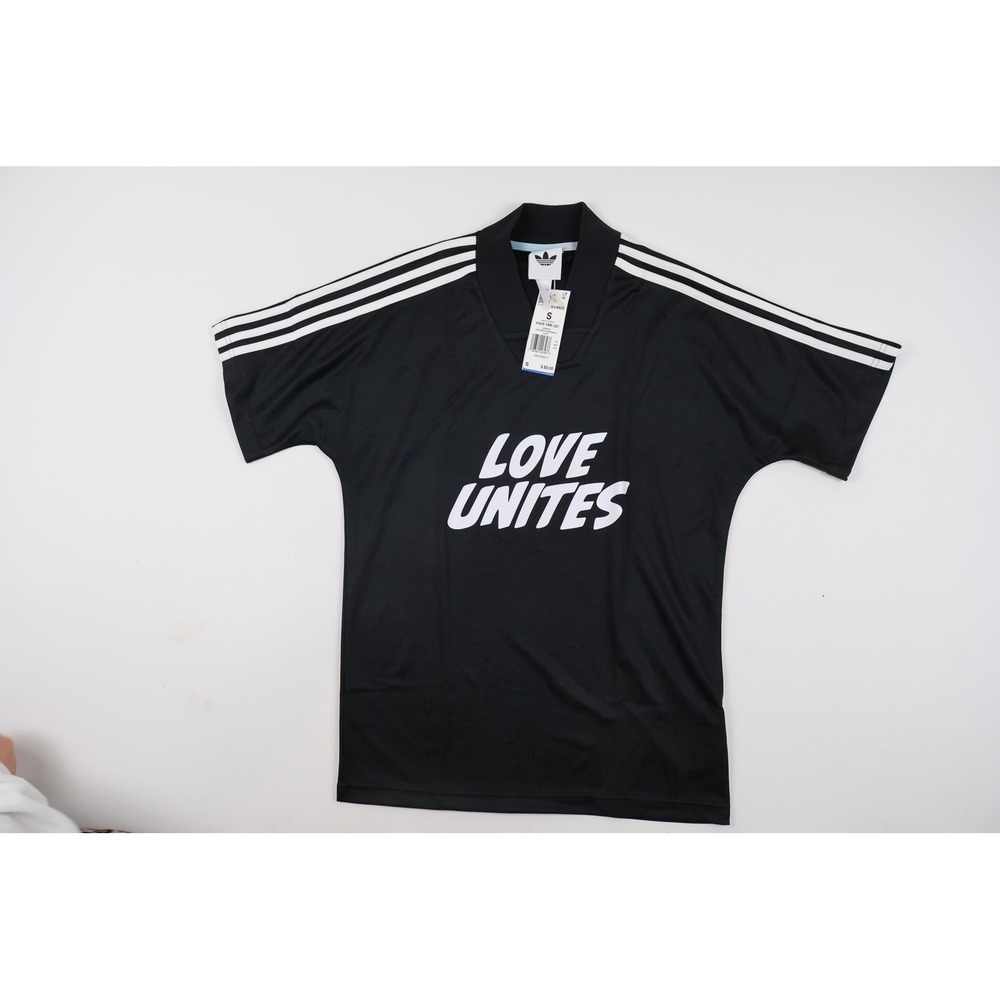 Adidas Jersey Pride Love Unites Black Jacquard S NWT 80